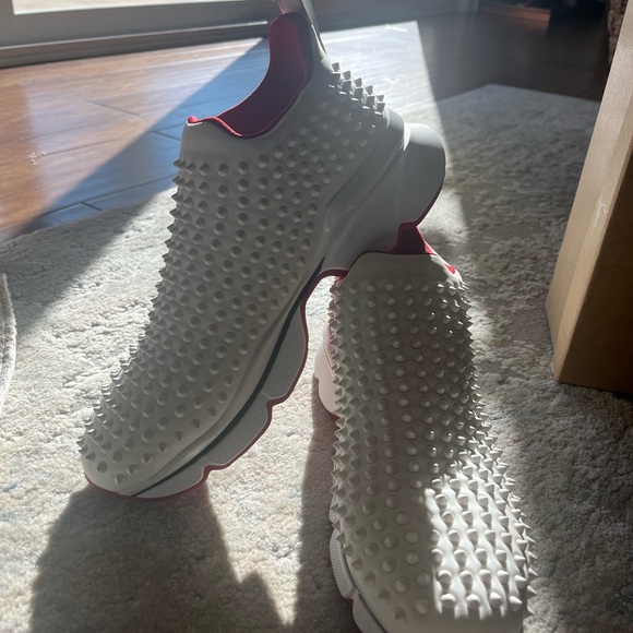 Christian Louboutin Spike Sock Flat Neoprene 45.5 - Picture 4 of 13